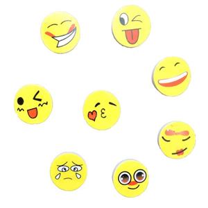 picture پاک کن پرنیان هفت رنگ مدل Emoji بسته 8 عددی