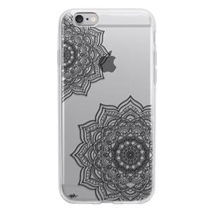 picture Black Flower Mandala Case Cover For iPhone 6 plus / 6s plus