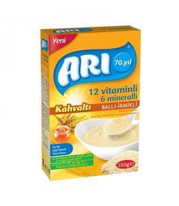 picture غذای کمکی (سرلاک)شیر عسل وآرد سمولینا (صبحانه ) آری Ari