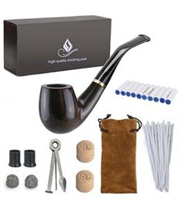 picture ست پیپ جویولدلف همراه کلیه لوازم جانبی Joyoldelf Wooden Tobacco Smoking Pipe Set W0301