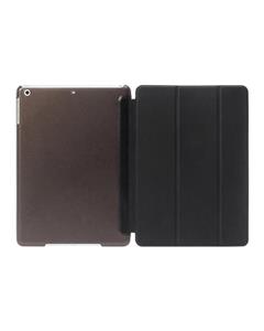 picture Bluelans Magnetic Faux Leather Smart Cover Hard Back Case for iPad Mini1/2/3 (Black)